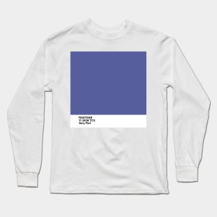 pantone 17-3938 TCX Very Peri, year 2022 Long Sleeve T-Shirt